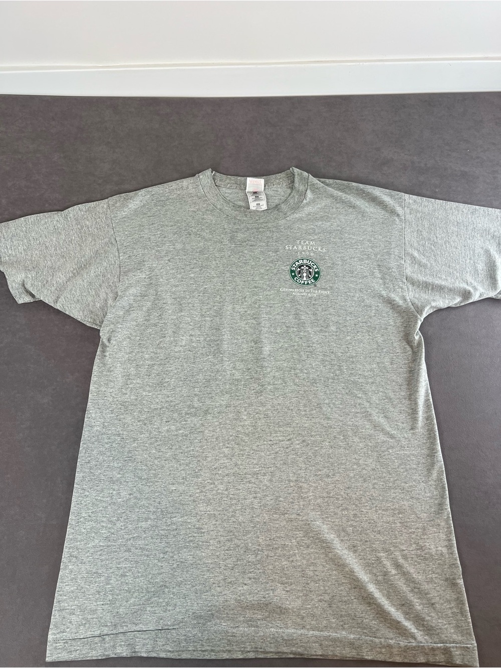 Starbucks Men's Gray Logo T-Shirt